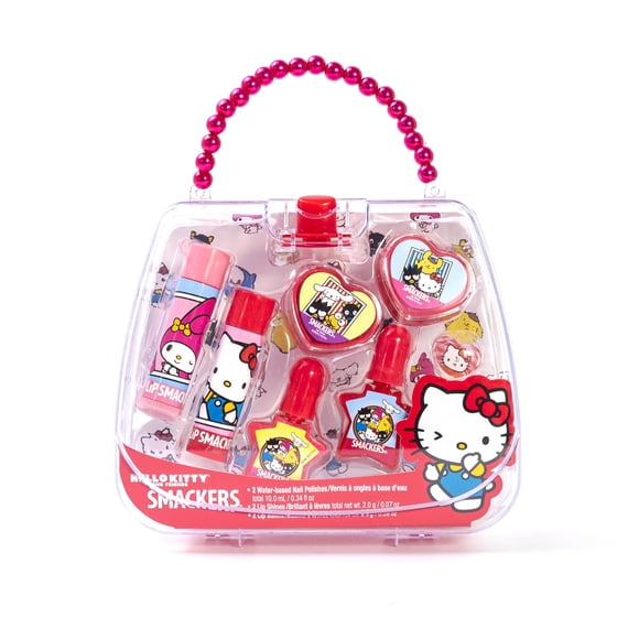 Set de maquillaje Lip Smacker Hello Kitty Esmalte de uñas y bálsamo labial