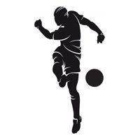 Rienda Libre Graphics - Decomural Football Striker Sports Ws-17644