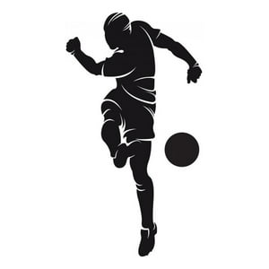 Rienda Libre Graphics - Decomural Football Striker Sports Ws-17644