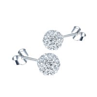 Fershop - Aros De Plata 925 Con Micro Circones 8 Mm