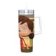 thumbnail image 2 of Millie la Magnífica Vaso aislado de acero inoxidable con asa, diseño temático, regalo para familia, amigos y fans; incluye pajita y encaja en el portavasos estándar, 40 oz, 2 of 6