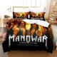 thumbnail image 1 of ed Manowar Bedding Set Boys Girls Duvet Cover Pillowcase Bed Kids Adult Fashion Home Textileextile, 1 of 5