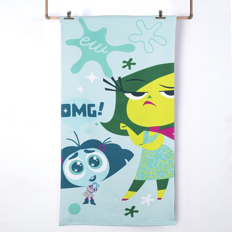 Disney-intensamente - Toalla Playa C/bolso 70x140+33x42 Intensamente Enemiga