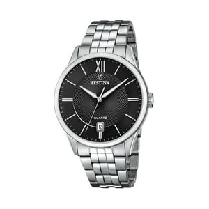 Reloj F20425/3 Festina Negro Hombre Acero Clásico