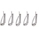 thumbnail image 1 of 5 unids cañas de pescar cañas guías consejos top anillos de ojos kit de reparación de cañas tamaño 5, 1 of 5