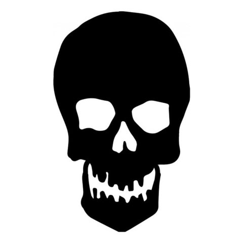 Rienda Libre Graphics - Decomural Scary Skull Halloween Ws-33485