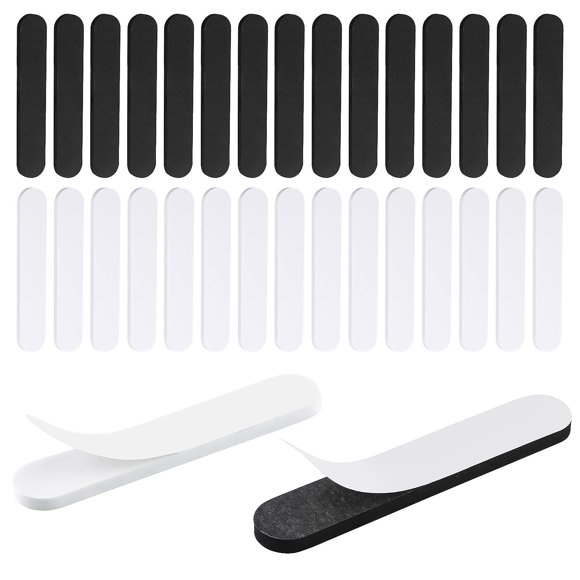 Cinta de ajuste de talla para sombreros Sloewui 30 unidades negro + blanco