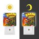 thumbnail image 3 of Crash Bandicoot Luz nocturna LED con sensor de anochecer a amanecer para dormitorio, baño, pasillo, escaleras - Lámpara LED nocturna de enchufe, 0.5W - 1 pieza, 3 of 6