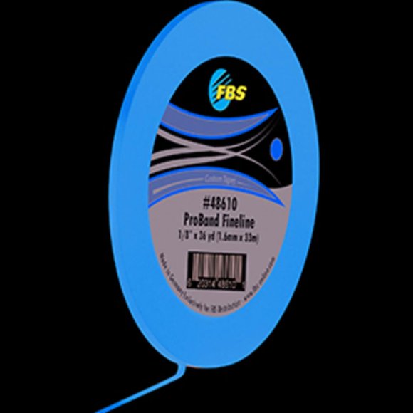 Cinta Fine Line FBS Distribution Pro Band amarilla de 3 mm x 33 m