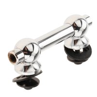 Bothyi - Terminales De Tambor De Doble Extremo Multiusos Piezas De Repuesto De Tambor Ajustables Plata 4,8 Cm