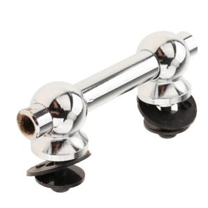 Bothyi - Terminales De Tambor De Doble Extremo Multiusos Piezas De Repuesto De Tambor Ajustables Plata 4,8 Cm