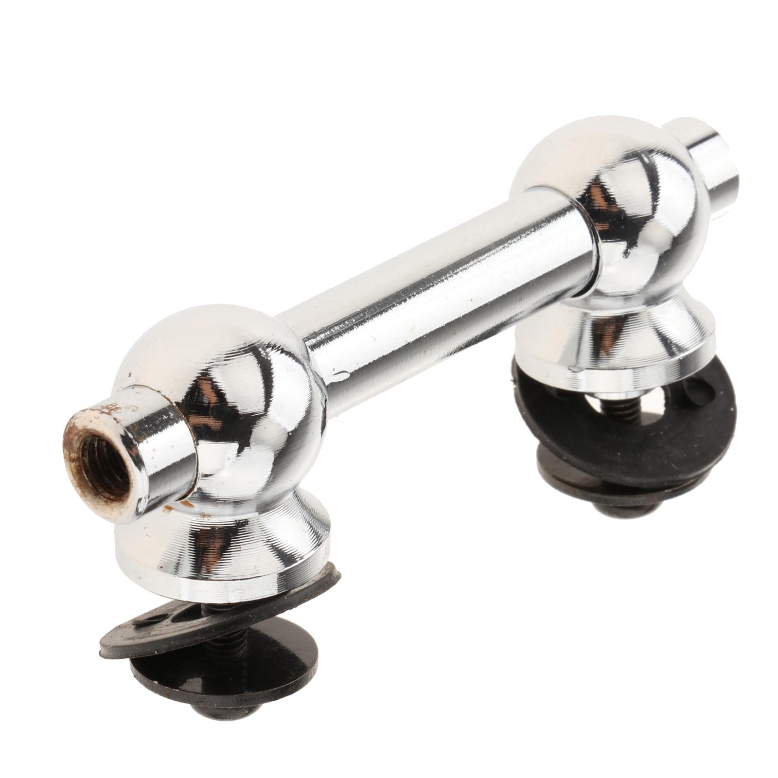 Bothyi - Terminales De Tambor De Doble Extremo Multiusos Piezas De Repuesto De Tambor Ajustables Plata 4,8 Cm