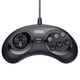 thumbnail image 2 of Controlador Retro-Bit Sega Genesis USB de 6 botones negro, 2 of 8