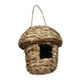 thumbnail image 4 of Refugio de paja tejido a mano para pájaros, jaulas para pájaros, nido de pájaro, casa colgante para pájaros para , exterior, exterior, , 14cmx15cm, 4 of 5