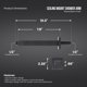 thumbnail image 3 of Brazo de ducha SUPPLYGIANT de montaje en techo, 25 cm, negro, 3 of 8