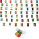 thumbnail image 1 of Guirnalda de banderas de los 54 países de África, 21 m, 1 of 6