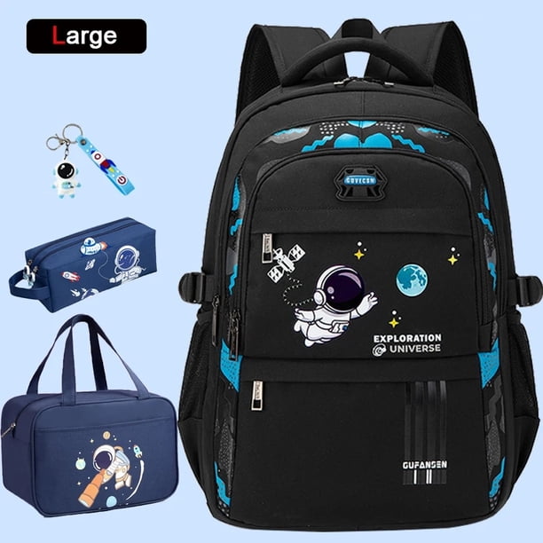Elementary Student Backpack Children New School Bags for Boys Kids Schoolbags Waterproof Book Bag With Lunch Bag Pencil case