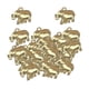 thumbnail image 4 of 50x colgantes de aleación para hacer hallazgos de joyería DIY, suministros de abalorios colgantes de 1,85 cm x 1,9 cm, abalorios de para , Dorado, 4 of 5