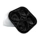 thumbnail image 1 of Fabricantes De Bolas De Hielo Bandeja De Cubitos De Hielo Reutilizable De 6 Cm De Diámetro Para Bebidas Dulces 4 Rejillas Negras, 1 of 3