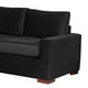 thumbnail image 2 of Sofa Cama Livorno 2pl Tela Velvet Negro, 2 of 3