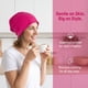 thumbnail image 4 of INSPIRE CHIC Gorro de Invierno a Prueba de Viento para Mujeres, Gorro de Dormir Sólido para Quimioterapia Postparto Talla Única Rojo Rosado, 4 of 5