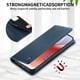 thumbnail image 3 of Funda Billetera de Cuero para [Samsung Galaxy S10e], Bloqueo RFID, Tarjetas y Soporte Azul, 3 of 5