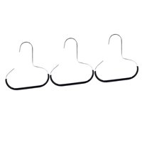 Bothyi - 3 Uds Perchas De Anillo Para Bufanda Con Agarre Organizadores De Bufandas Que Ahorran Espacio Para Gorra De Cinturón Negro