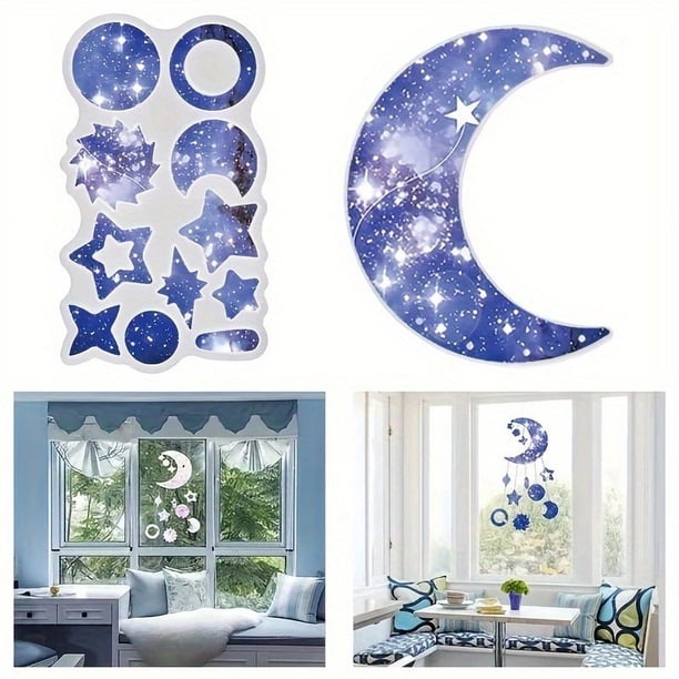 2pcs/set Wind Chime Resin Mold Glue Dropping Mold Mirror Resin Silicone Mold Moon Pendant Wind Chime Set Wall Hanging Ornaments DIY Home Decors