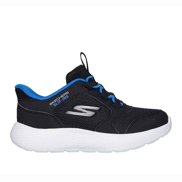 Zapatillas Infantiles Niño Skechers Slip-Ins Dyna-Lite-Turbo-Brisk Buddies Negro