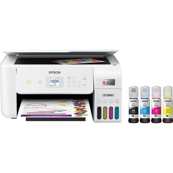 Impresora Epson EcoTank ET-2800 Inalámbrica a Color 1.44" Todo en uno