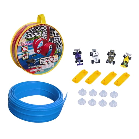 Bothyi - Riel Flexible Enrollable, Ideal Para Proyectos De Bricolaje. Ventosas Resistentes Y Versátiles. Portátil, 4 M (13 Pies), Color Azul.