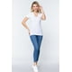 thumbnail image 4 of Top Corto de Punto Henley con Cuello en V y Manga Corta, 4 of 5