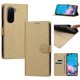 thumbnail image 3 of Cartera para Xiaomi Poco M7 4G con Soporte y Correa, Dorado, 3 of 6