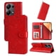 thumbnail image 5 of Funda tipo cartera FOXDOCK para Xiaomi Redmi Note 13 Pro 4G , diseño girasol en relieve, cuero PU, cierre magnético, soporte y tarjetero, 5 of 5