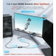 thumbnail image 2 of Conmutador HDMI Warrky 2x1 bidireccional 4K @60Hz con cable de 1 m, 2 of 3