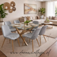 thumbnail image 1 of Comedor valencia arpi lino gris wood, 1 of 2