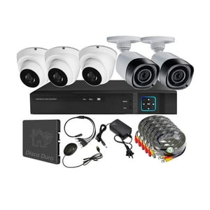 Vipa - Kit 5 Cámaras Seguridad Mixto Hd Con Disco Duro M52Ldd