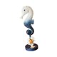 thumbnail image 4 of Figura De Caballito De Mar, Escultura Minimalista, Estatua De Caballito De Mar Para Mesa, Hotel, Cafetería, Azul Oscuro, 4 of 5
