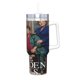 thumbnail image 2 of Las Chicas de Oro Vaso aislado de acero inoxidable con asa, diseño temático, regalo para familia, amigos y fans; incluye pajita y encaja en el portavasos estándar, 40 oz, 2 of 6