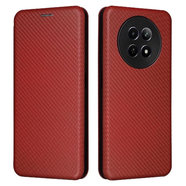 Funda Flip para FOXDOCK Realme 12 5G - Funda magnética de negocios, funda protectora delgada