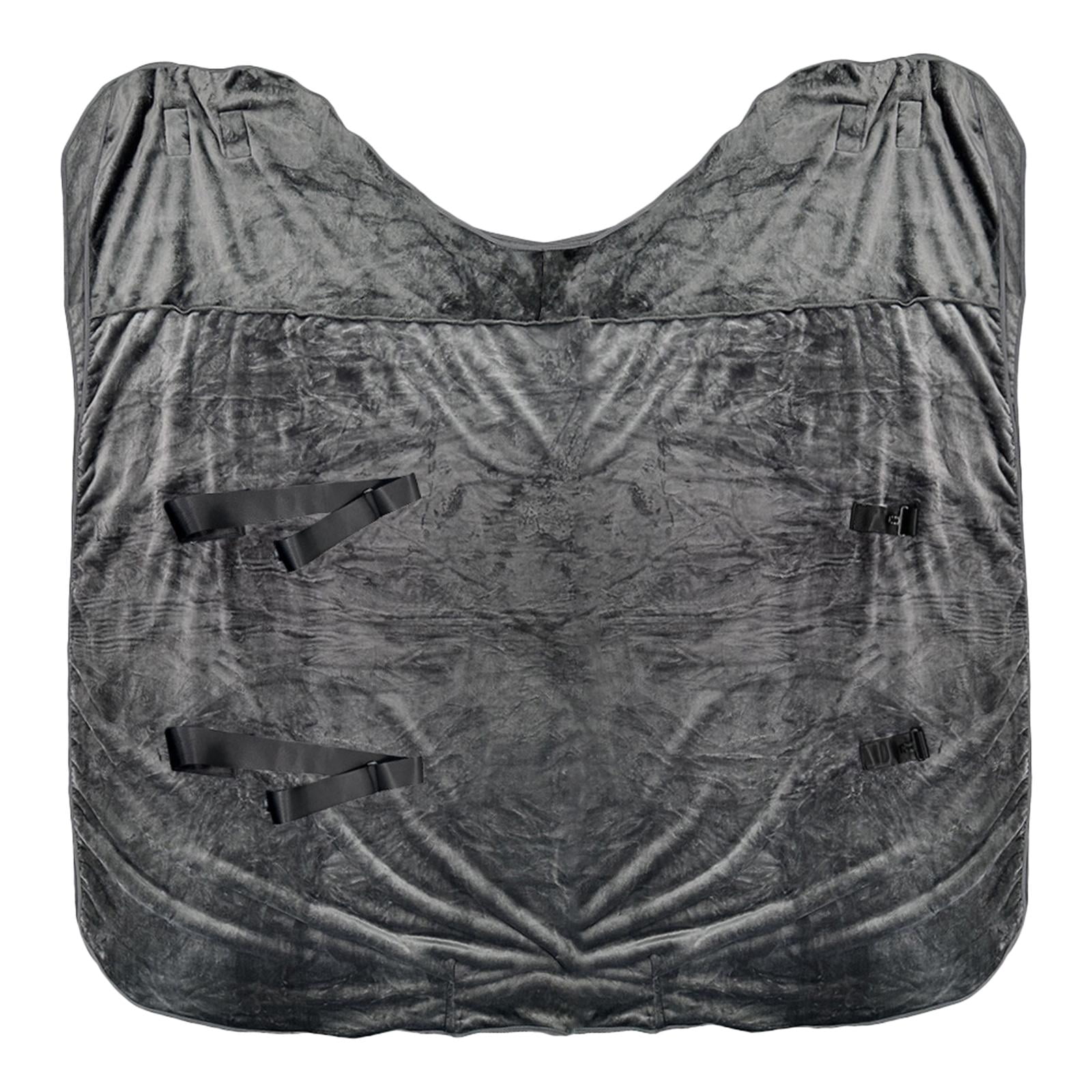 Magideal - Manta De Invierno Para Caballos, Ropa Para Caballos, Ropa Para Caballos, Sábana Ajustable A Prueba De Viento, Franela Para Carreras A Pie, Ejercicio Y