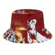 thumbnail image 5 of 101 Dálmatas Sombrero bucket para adultos, gorra de protección solar, sombrero de pescador plegable para viajes al aire libre, pesca y actividades de verano, 5 of 6