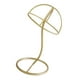 thumbnail image 3 of 12 '' Metal Pelucas Soporte Soporte Tapas Percha Sombreros Soporte De Exhibición Estante Dorado, 3 of 5