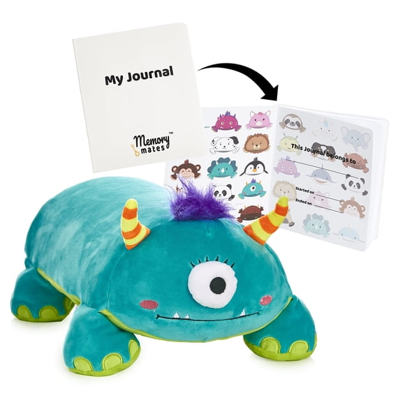 Almohada de peluche MEMORY MATES de 38 cm con diario