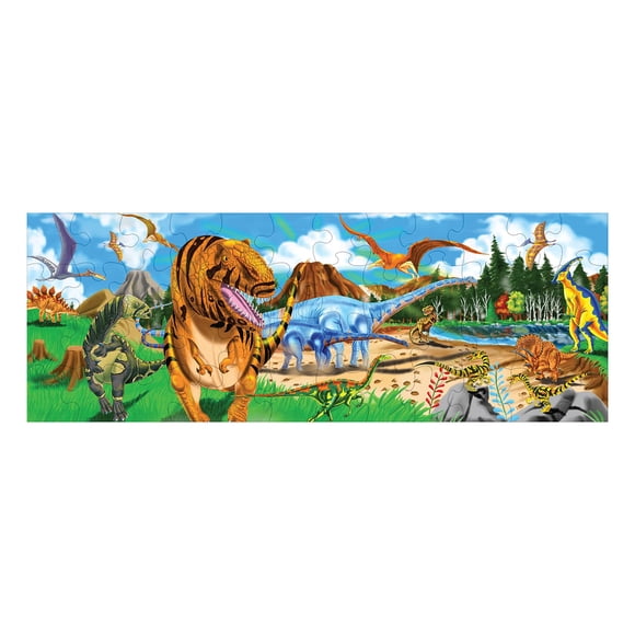 Melissa & Doug Puzzle Tierra De Los Dinosaurios - 48 Pi
