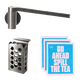 thumbnail image 1 of Juego de fregaderos Happy Sinks de acero inoxidable con soporte para paños, 1 of 5