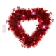 thumbnail image 1 of Corona De San Valentín En Forma De Corazón Con Adorno Luminoso Para Luz Blanca Fría Duradera En Interiores Y Exteriores, 1 of 3