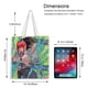thumbnail image 5 of Chainsaw Man Bolso de tela con estampado de lienzo para mujer, bolsa de compras reutilizable y estética, con cremallera interior, regalo para mujer,40*40cm., 5 of 6