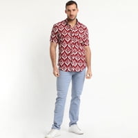 Truval - Camisa Estampada Diseño Mc Burdeo