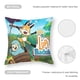 thumbnail image 5 of Lupi y Baduki Fundas de almohada de terciopelo con tema, regalos de funda de almohada, decoración para el hogar, cojín de lanzar, regalo de cumpleaños para fans y parejas.61*61cm., 5 of 6